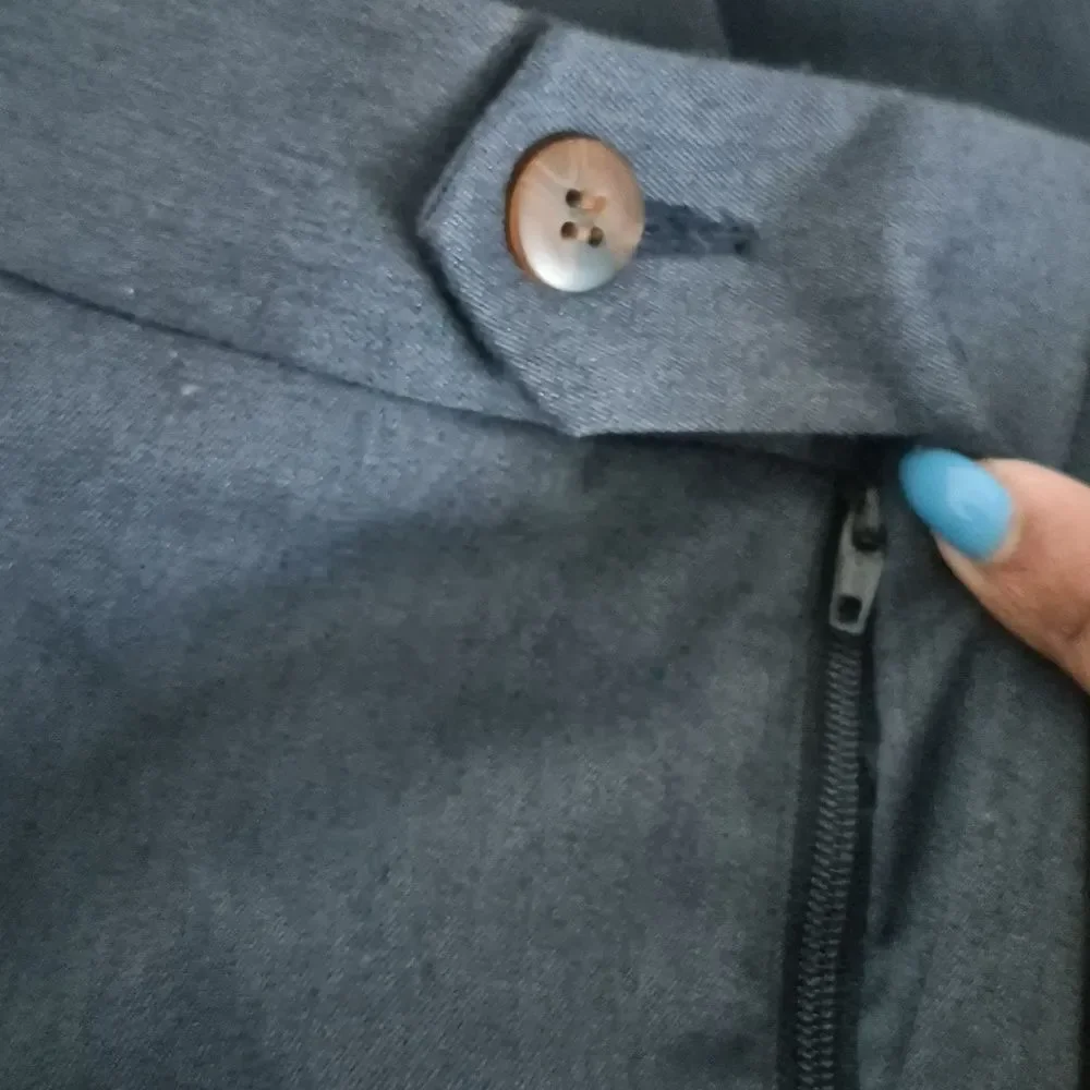 Men's Classic Navy Blue Pants - Picture 4 of 16